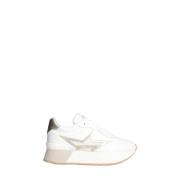 Liu Jo Vita Läder Sneakers med Gyllene Detaljer White, Dam