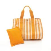 Hermès Vintage Pre-owned Canvas handvskor Orange, Dam