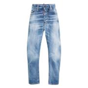 Dsquared2 Faded Blå Jeans Blue, Herr