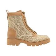 Guess Stiliga Ankelboots Beige, Dam