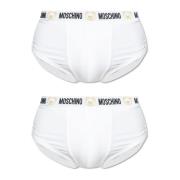 Moschino Tvåpack kalsonger White, Herr