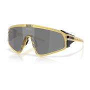 Oakley Sportiga solglasögon Wraparound Guld Transparent Yellow, Dam