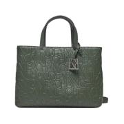 Armani Exchange Grön Shopper Väska Elegant Minimalistisk Design Green,...