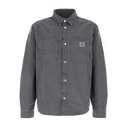 Carhartt Wip Grafit Denim Skjortjacka Gray, Herr