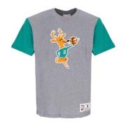 Mitchell & Ness NBA Färgblockerad Tee Hardwood Classics Gray, Herr