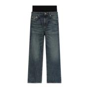 Sportmax Straight leg jeans Blue, Dam