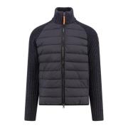 Parajumpers Quiltad Nylon och Ull Jacka Black, Herr