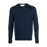 Ballantyne Round-neck Knitwear Blue, Herr