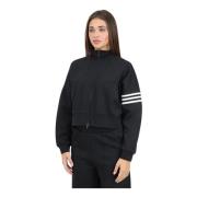 Adidas Originals Svart dragkedja tröja Neuclassics Style Black, Dam