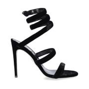 René Caovilla High Heel Sandals Black, Dam