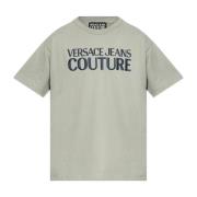 Versace Jeans Couture T-shirt med logotyp Gray, Herr