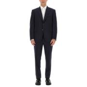 Brioni Klassisk brittisk klänning - Regular Fit Blue, Herr