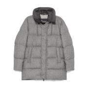 Herno Lyxig Grå Parka Aw24 Gray, Herr