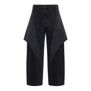 JW Anderson Grå Denim Jeans Gray, Dam