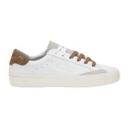 Sun68 Street Sneaker i läder vit och brun White, Herr