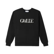 Gaëlle Paris Svart Tröja Casual Trendy Minimalistisk Black, Dam