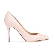 Sergio Rossi Rosa Läderpumps Stiliga Damskor Pink, Dam