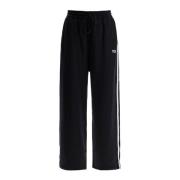 Y-3 Wide-leg Joggers med Sidoband Black, Dam