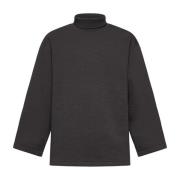 Lemaire Brun Melange Halsduk Sweatshirt Brown, Herr