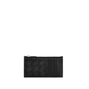 Bottega Veneta Svart Silver Korthållare Black, Herr