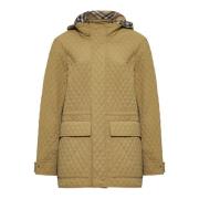 Burberry Stiliga Kappor Kollektion Yellow, Dam