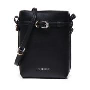 Givenchy Svart Telefonväska med Justerbar Rem Black, Dam