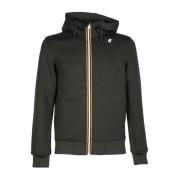 K-Way Mörkgrön Rainer Spacer Hoodie Green, Herr