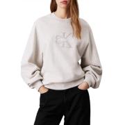 Calvin Klein Jeans Ivory Sweater Kollektion Beige, Dam