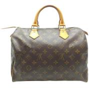 Louis Vuitton Vintage Pre-owned Canvas handvskor Brown, Dam