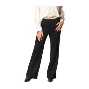 Mason's Elegant Straight Chino Byxor med Lurex Black, Dam