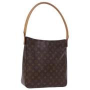 Louis Vuitton Vintage Pre-owned Canvas handvskor Brown, Dam