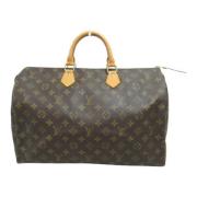 Louis Vuitton Vintage Pre-owned Canvas handvskor Brown, Dam