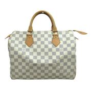 Louis Vuitton Vintage Pre-owned Canvas handvskor White, Dam