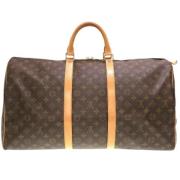 Louis Vuitton Vintage Pre-owned Canvas handvskor Brown, Dam