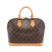 Louis Vuitton Vintage Pre-owned Canvas handvskor Brown, Dam