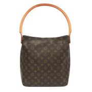 Louis Vuitton Vintage Pre-owned Canvas handvskor Brown, Dam