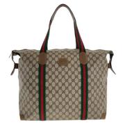 Gucci Vintage Pre-owned Canvas gucci-vskor Brown, Dam