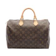 Louis Vuitton Vintage Pre-owned Canvas handvskor Brown, Dam