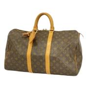 Louis Vuitton Vintage Pre-owned Canvas handvskor Brown, Dam