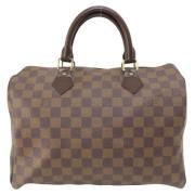 Louis Vuitton Vintage Pre-owned Canvas handvskor Brown, Dam