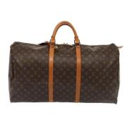 Louis Vuitton Vintage Pre-owned Canvas handvskor Brown, Dam