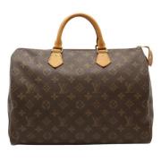 Louis Vuitton Vintage Pre-owned Canvas handvskor Brown, Dam