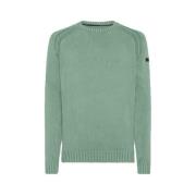 RRD Grön Bomull Techno Tvätt Crewneck Tröja Green, Herr