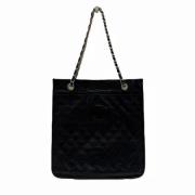 Chanel Vintage Pre-owned Laeder totevskor Black, Dam