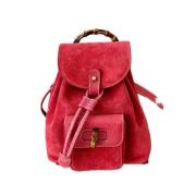 Gucci Vintage Pre-owned Laeder gucci-vskor Red, Dam