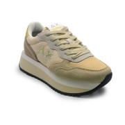 Sun68 Beige Dam Sneakers Big Ally Solid Beige, Dam