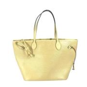 Louis Vuitton Vintage Pre-owned Laeder axelremsvskor Yellow, Dam