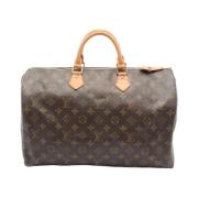 Louis Vuitton Vintage Pre-owned Canvas handvskor Brown, Dam