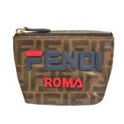 Fendi Vintage Pre-owned Canvas plnbcker Brown, Dam