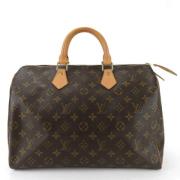 Louis Vuitton Vintage Pre-owned Canvas handvskor Brown, Dam